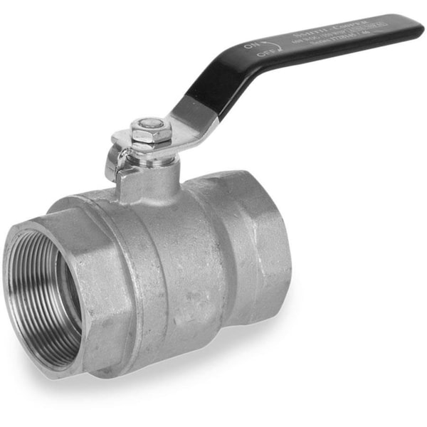 Smith-Cooper Smith Cooper 1 in. Stainless Steel FIP Ball Valve Full Port Lever 4373001050 - main